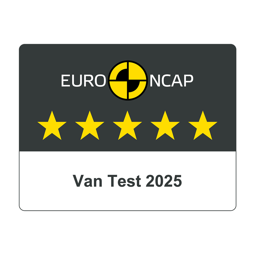Emblema do prémio cinco estrelas Commercial Van Safety do NCAP.