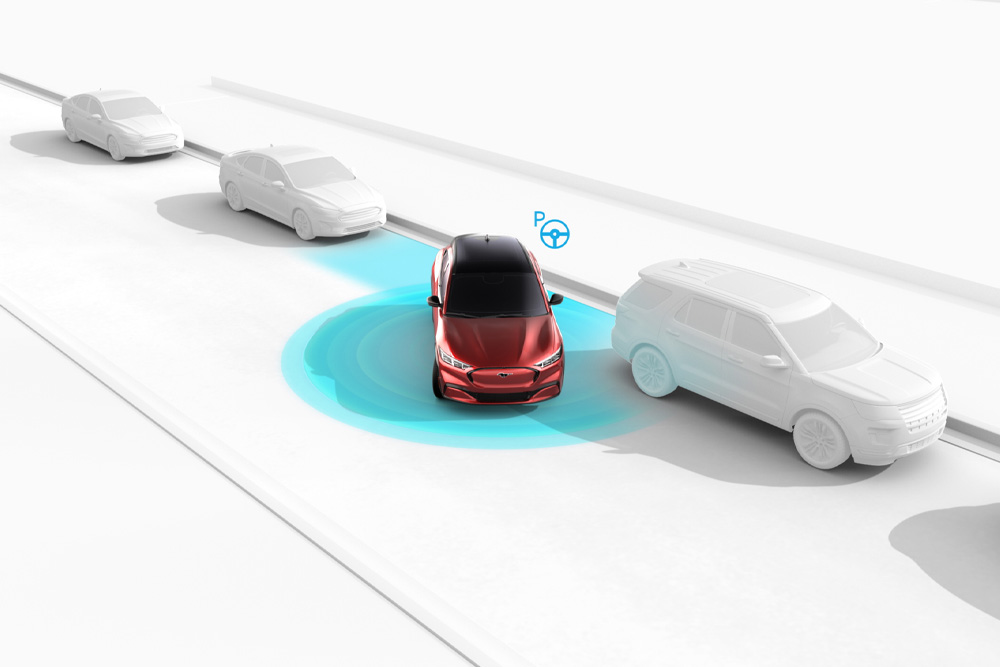 Ford Drive assistance Control explicação esquemática